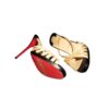 Christian Louboutin Raffia Sandals - Image 6